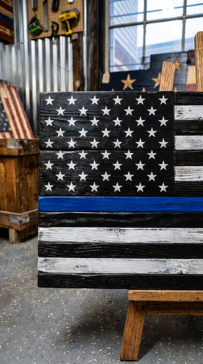 "Support Blue Lives" Custom Flag